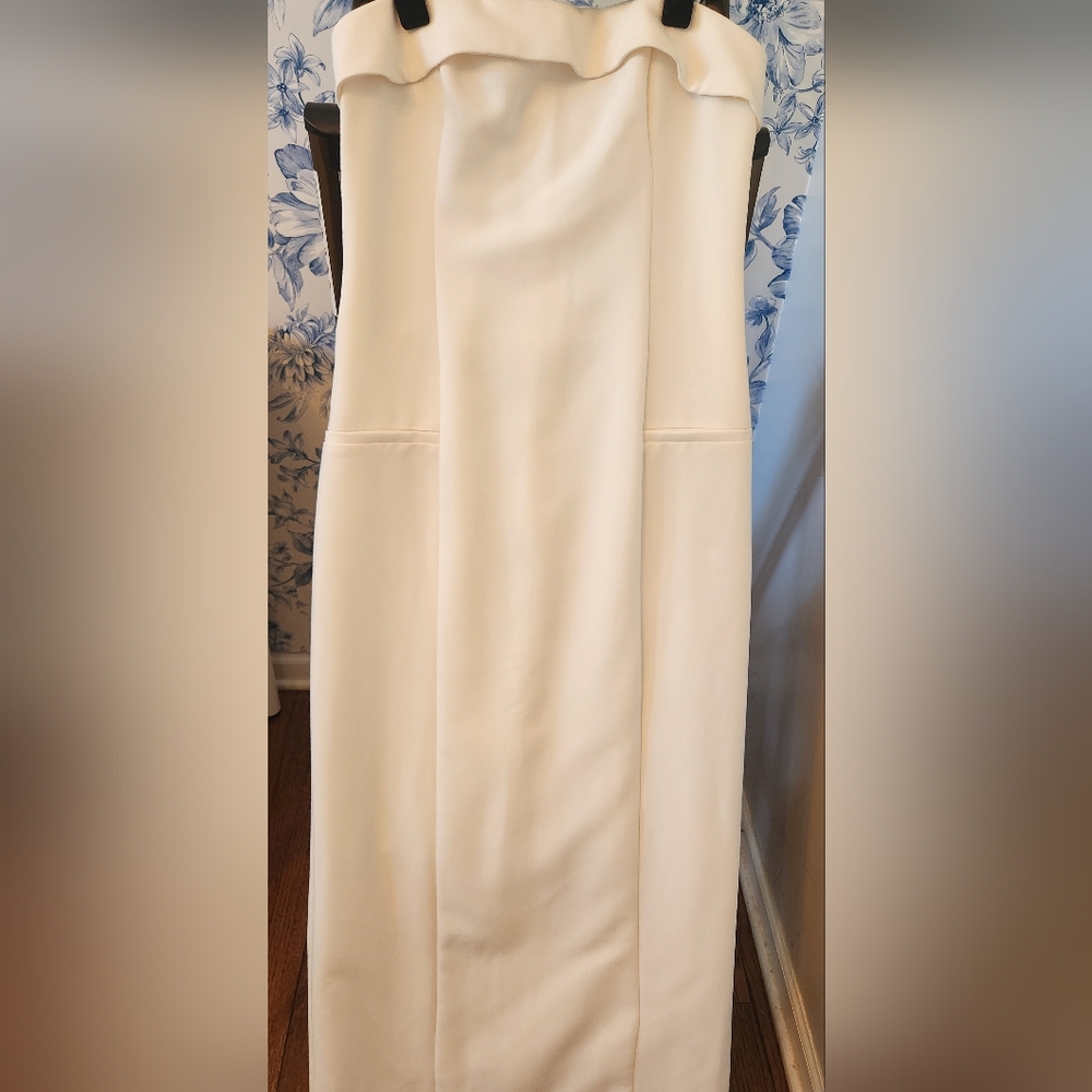A&F "Strapless Tailored Midi Dress," size XS - Picture 4 of 6